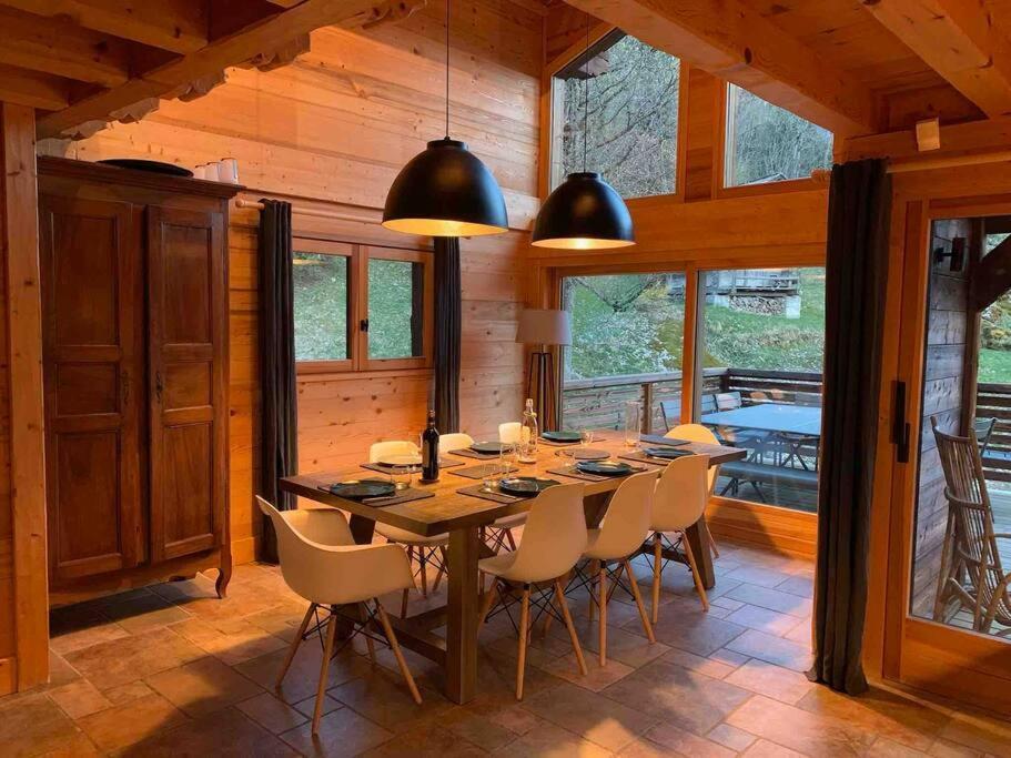 Superbe Chalet Les Contamines-Montjoie Luaran gambar