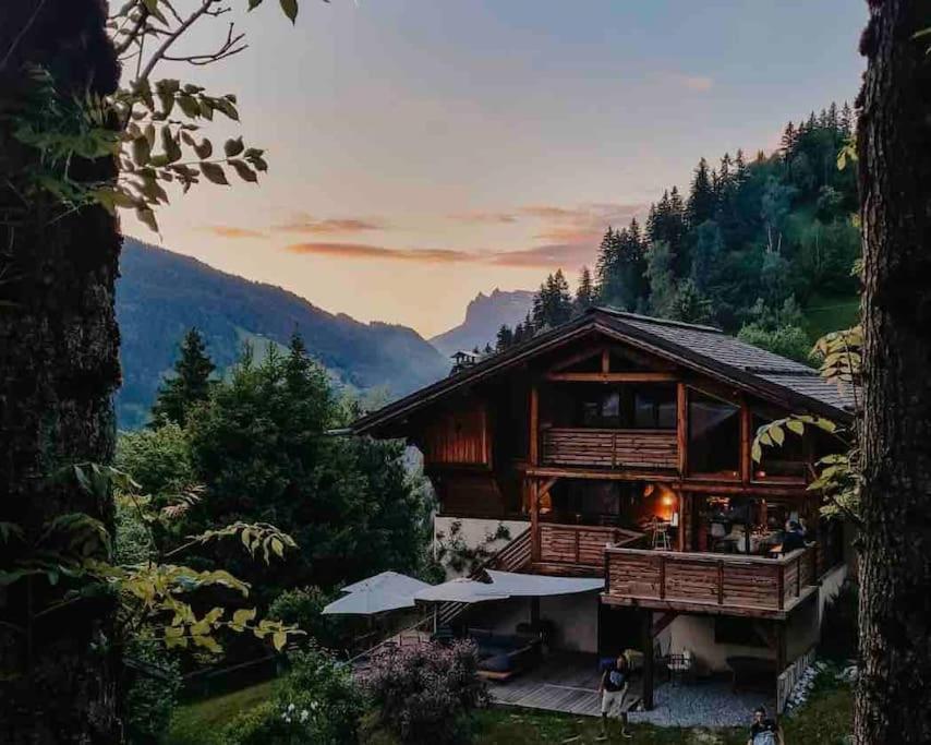 Superbe Chalet Les Contamines-Montjoie Luaran gambar
