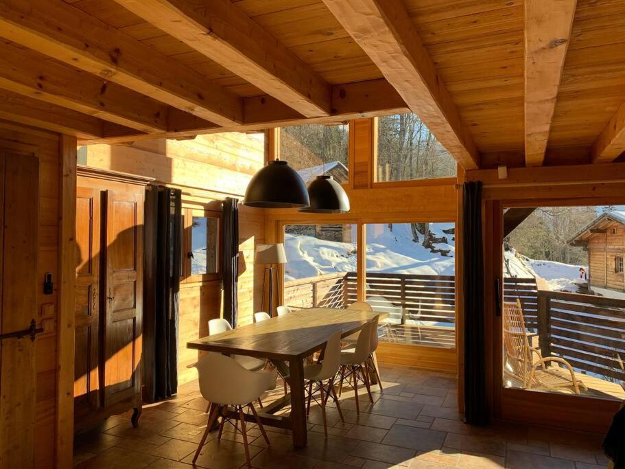 Superbe Chalet Les Contamines-Montjoie Luaran gambar