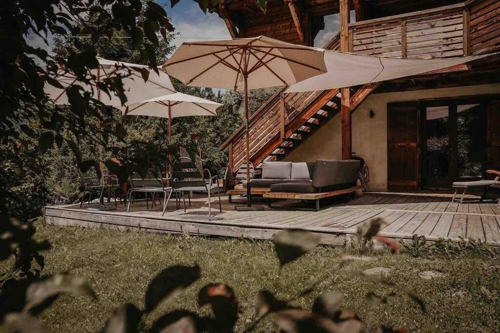Superbe Chalet Les Contamines-Montjoie Luaran gambar