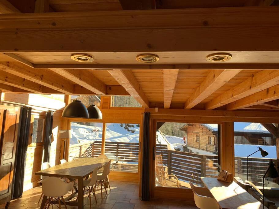Superbe Chalet Les Contamines-Montjoie Luaran gambar